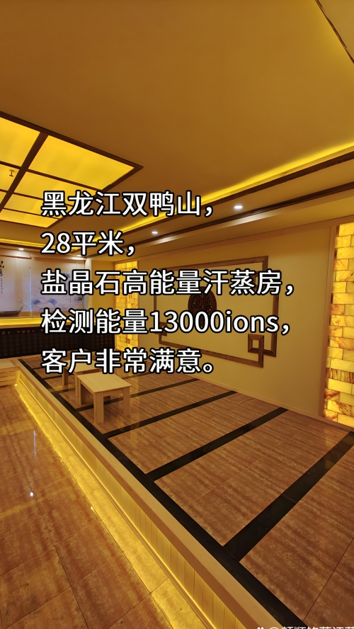 黑龙江双鸭山28平盐晶石高能量汗蒸房